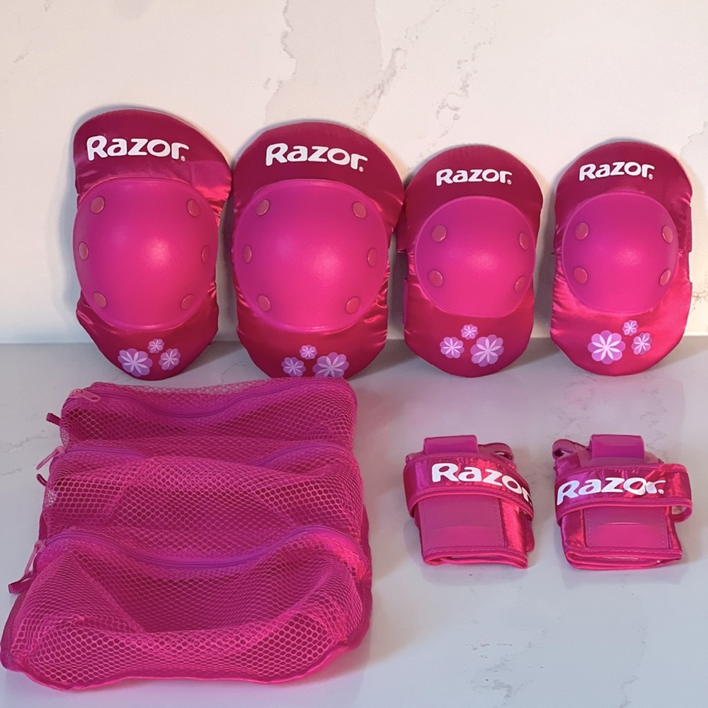 Razor Bike Padset Knee, Elbow & Wristguards NWOT